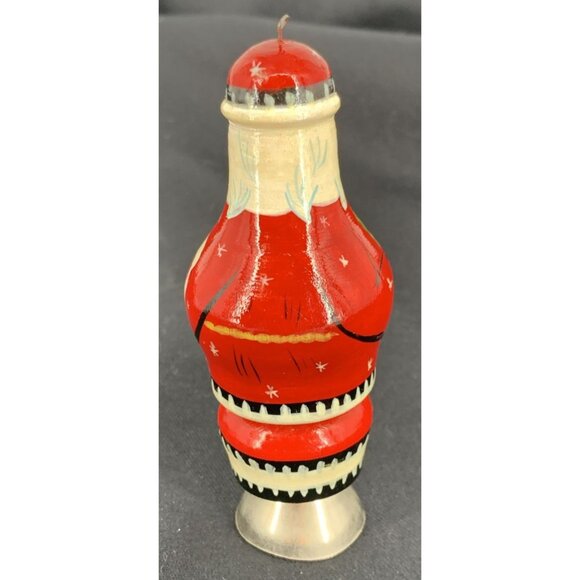 Russian Santa Claus Christmas Ornament Wooden Bell Hand Painted 4" - Picture 5 of 8